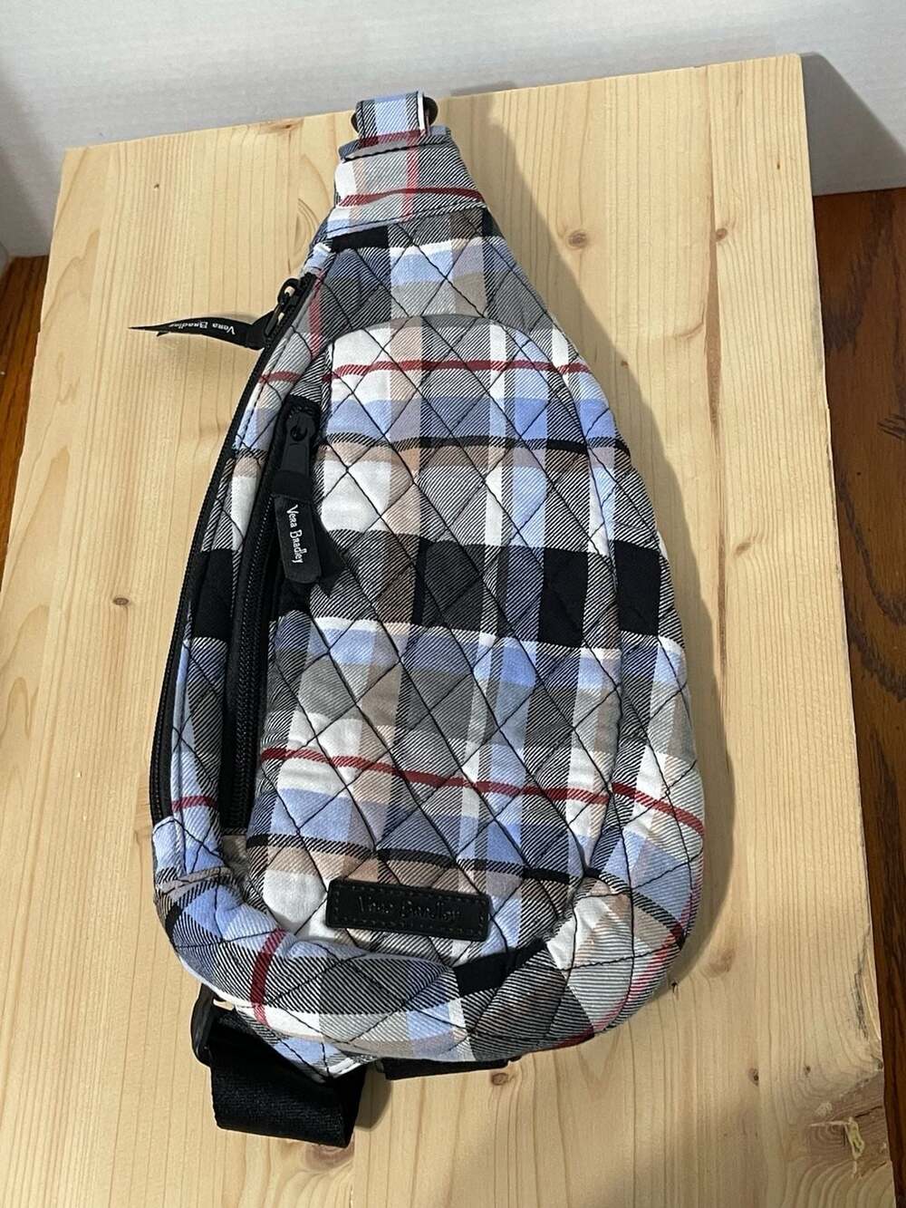 Vera Bradley Essential Sling Backpack in Perfectly Plaid